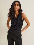 Phase Eight Sutton Sleeveless Drape Rib Top