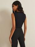 Phase Eight Sutton Sleeveless Drape Rib Top