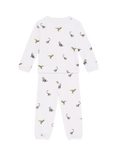 Rosa & Blue Baby Dinosaur Long Sleeve Pyjama Set, White