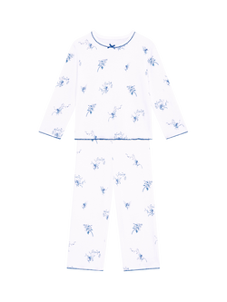 Rosa & Blue Baby Fairy Long Sleeve Pyjama Set, White, White