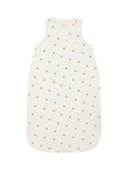 Rosa & Blue Baby Heart Print Sleeping Bag, 2.5 Tog, White