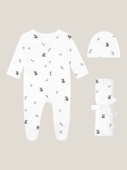 Rosa & Blue Baby Koala Arrival Gift Set, White, White