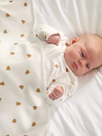 Rosa & Blue Baby Heart Arrival Gift Set, Ivory - view 2, Ivory