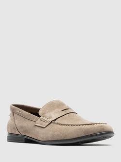 Rodd & Gunn St James Suede Loafers - view 2, Sand