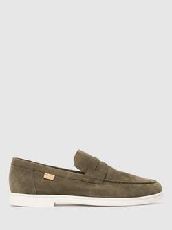 Rodd & Gunn Marsden Bay Suede Loafers, Olive