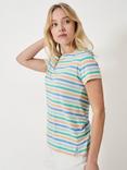 Crew Clothing Breton Stripe T-Shirt, Midnight Blue