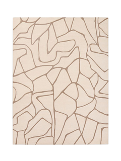 West Elm Sonora Pure Wool Rug, Alabaster, L244 x W152cm