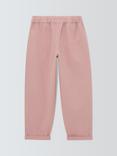 John Lewis Kids' Cotton Twill Trousers, Light Pink