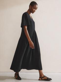Albaray Cheesecloth Maxi Dress, Black, Black