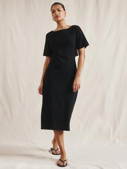 Albaray Open Back Jersey Dress, Black, Black