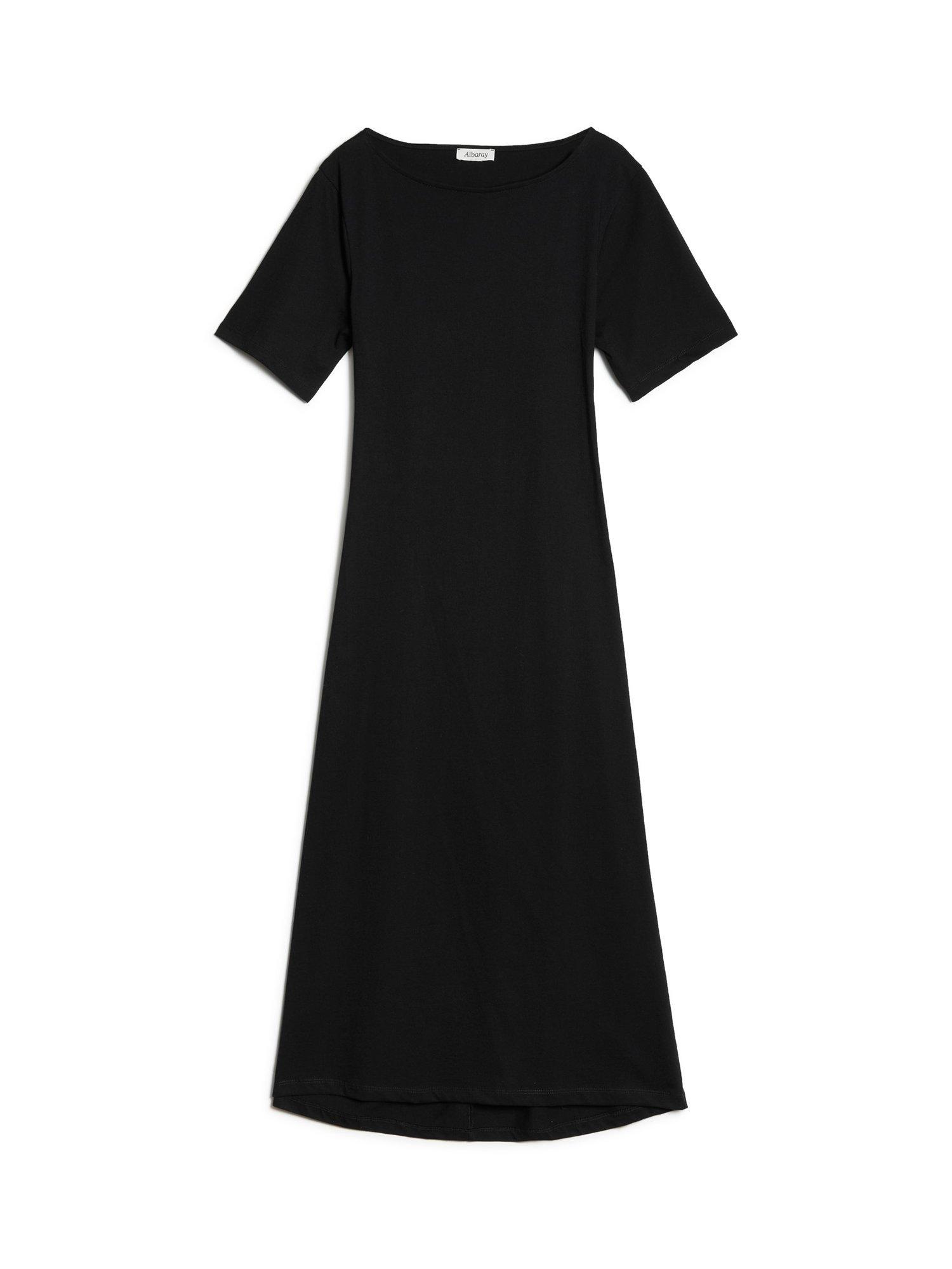 Product image 5 of 5, which shows Albaray Open Back Jersey Dress, Black, 8