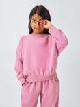 John Lewis Kids' Smile Today Jersey Top & Joggers Set, Pink