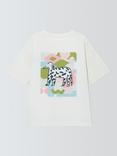 John Lewis Kids' Happy Day Graphic T-Shirt, White