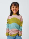 John Lewis Kids' Wavy Stripe Top, Multi