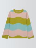 John Lewis Kids' Wavy Stripe Top, Multi
