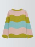 John Lewis Kids' Wavy Stripe Top, Multi