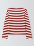 John Lewis Kids' Stripe Pointelle Top, Multi