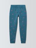 John Lewis Kids' Rainbow Print Joggers, Multi