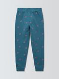 John Lewis Kids' Rainbow Print Joggers, Multi