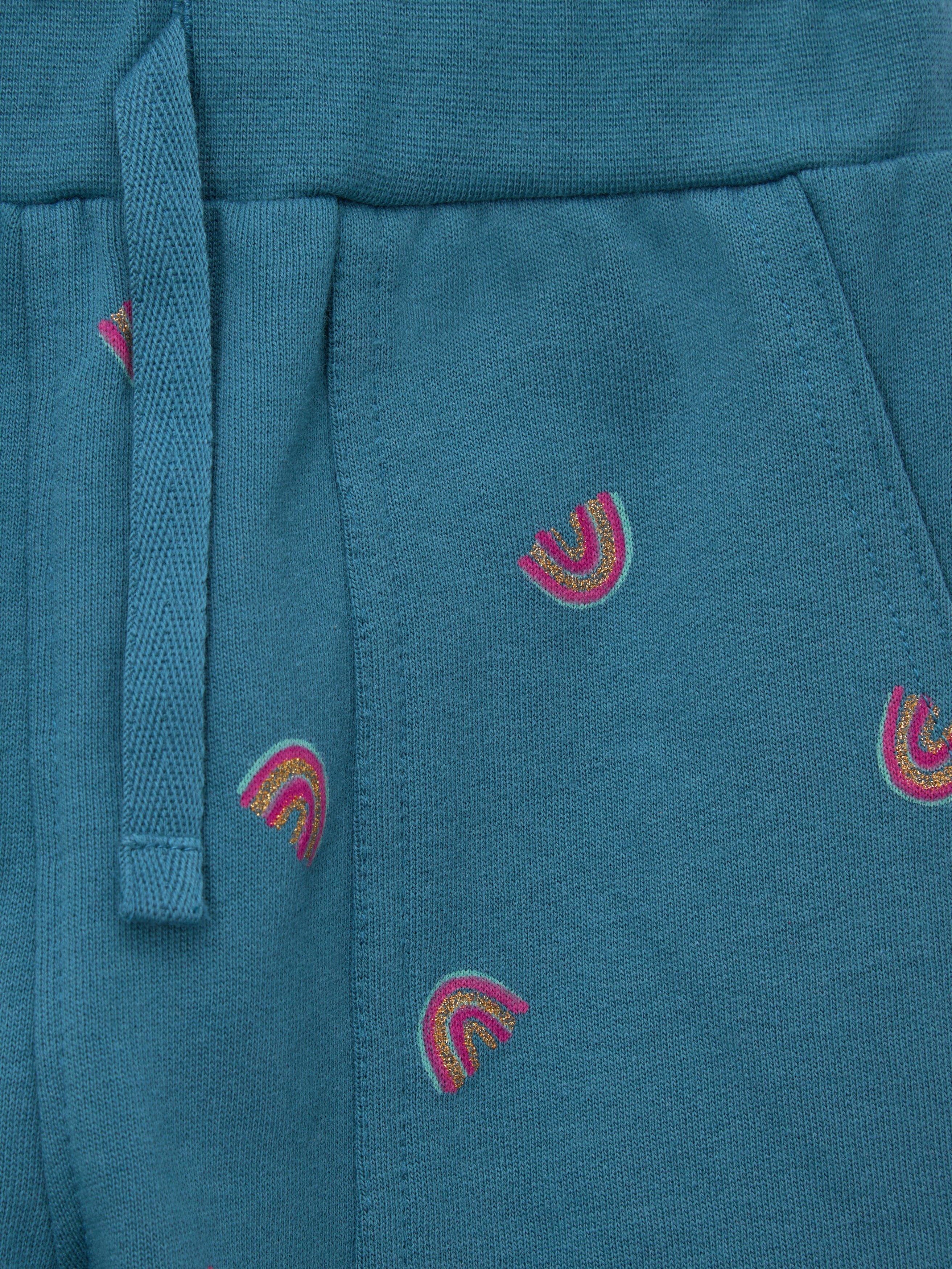 Product image 7 of 7, which shows John Lewis Kids' Rainbow Print Joggers, Multi, 3 years