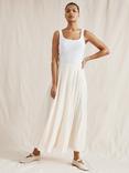 Albaray Full Maxi Skirt, Cream
