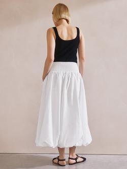 Albaray Pure Organic Cotton Puff Ball Skirt, White - view 2, White