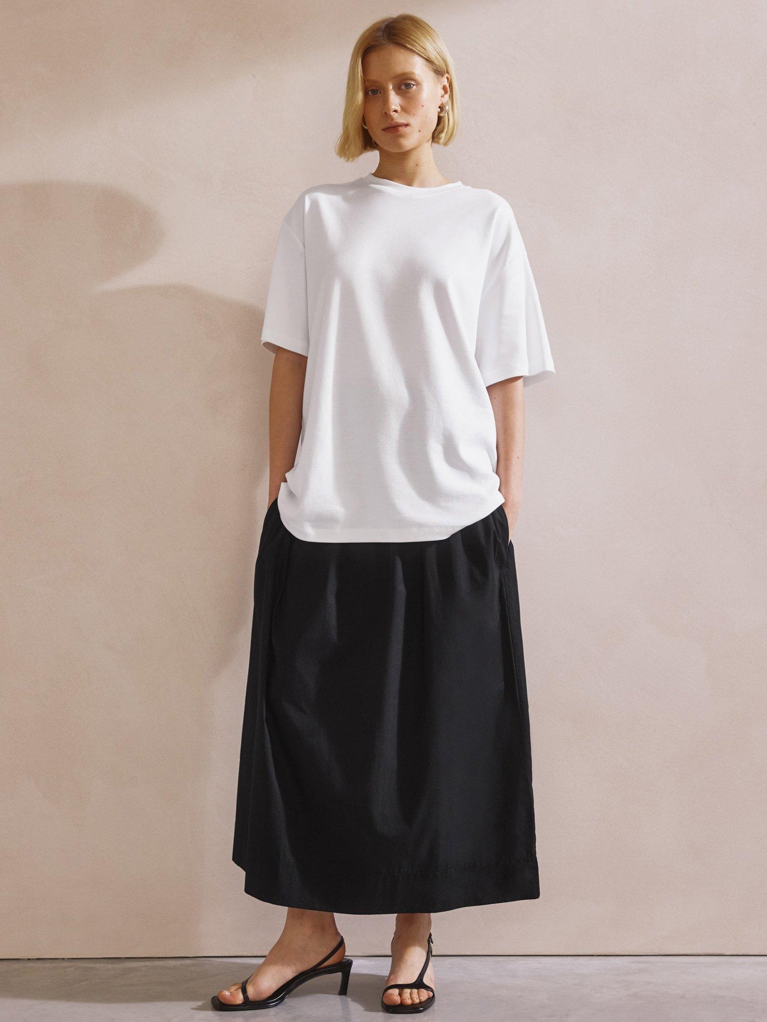 Product image 5 of 5, which shows Albaray Big Oversized T-Shirt, White, 8