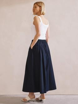 Albaray Super Wide Leg Culottes, Navy - view 2, Navy