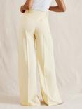 Albaray Tailored Wide Leg Trousers, Vanilla