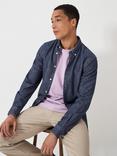 Crew Clothing Cotton Regular Fit Denim Shirt, Airforce Blue