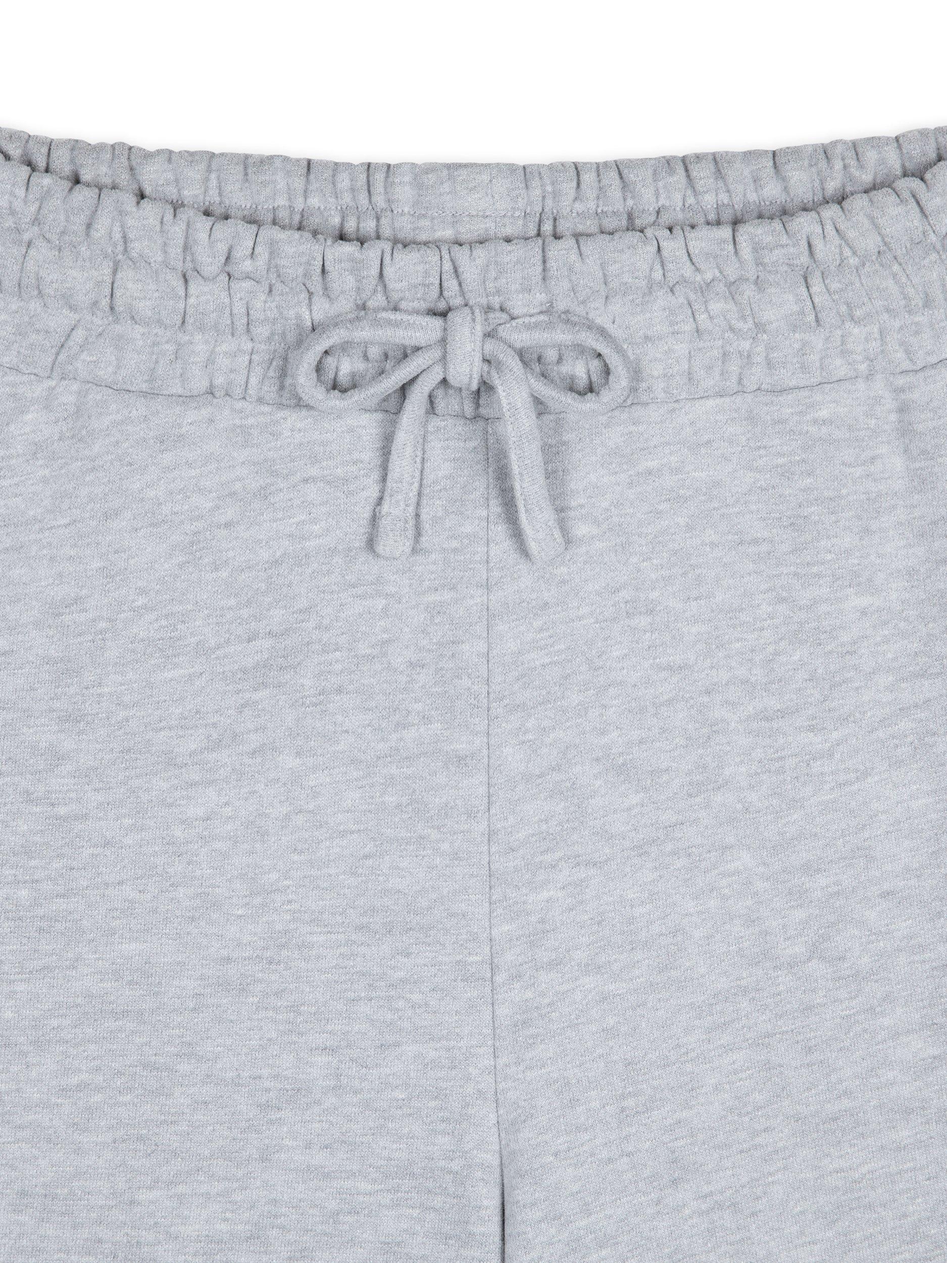 Product image 8 of 8, which shows Chelsea Peers Straight Pure Organic Cotton Joggers, Grey Marl, 18