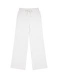 Chelsea Peers Straight Pure Organic Cotton Joggers, Cream
