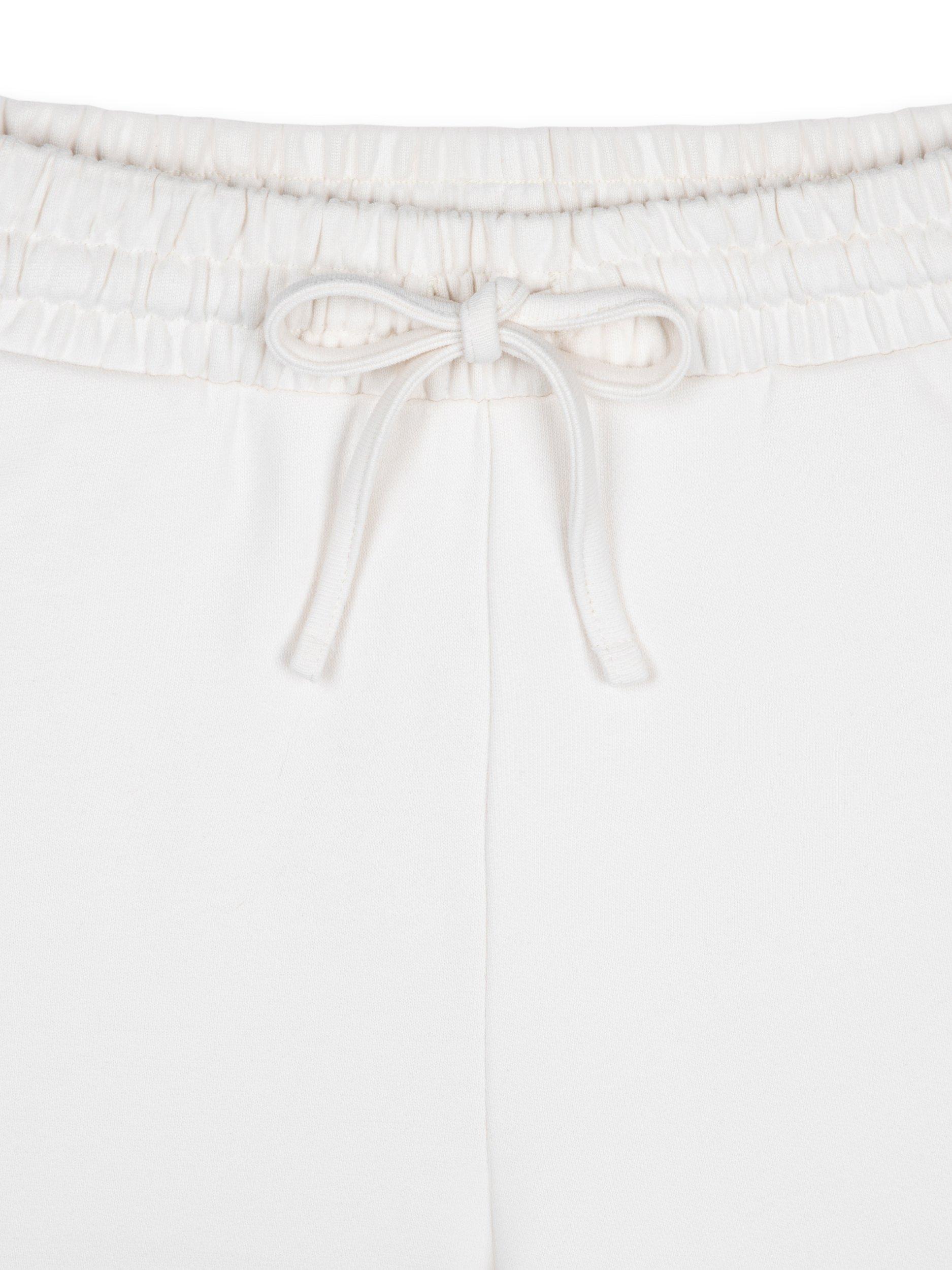 Product image 3 of 3, which shows Chelsea Peers Straight Pure Organic Cotton Joggers, Cream, 18