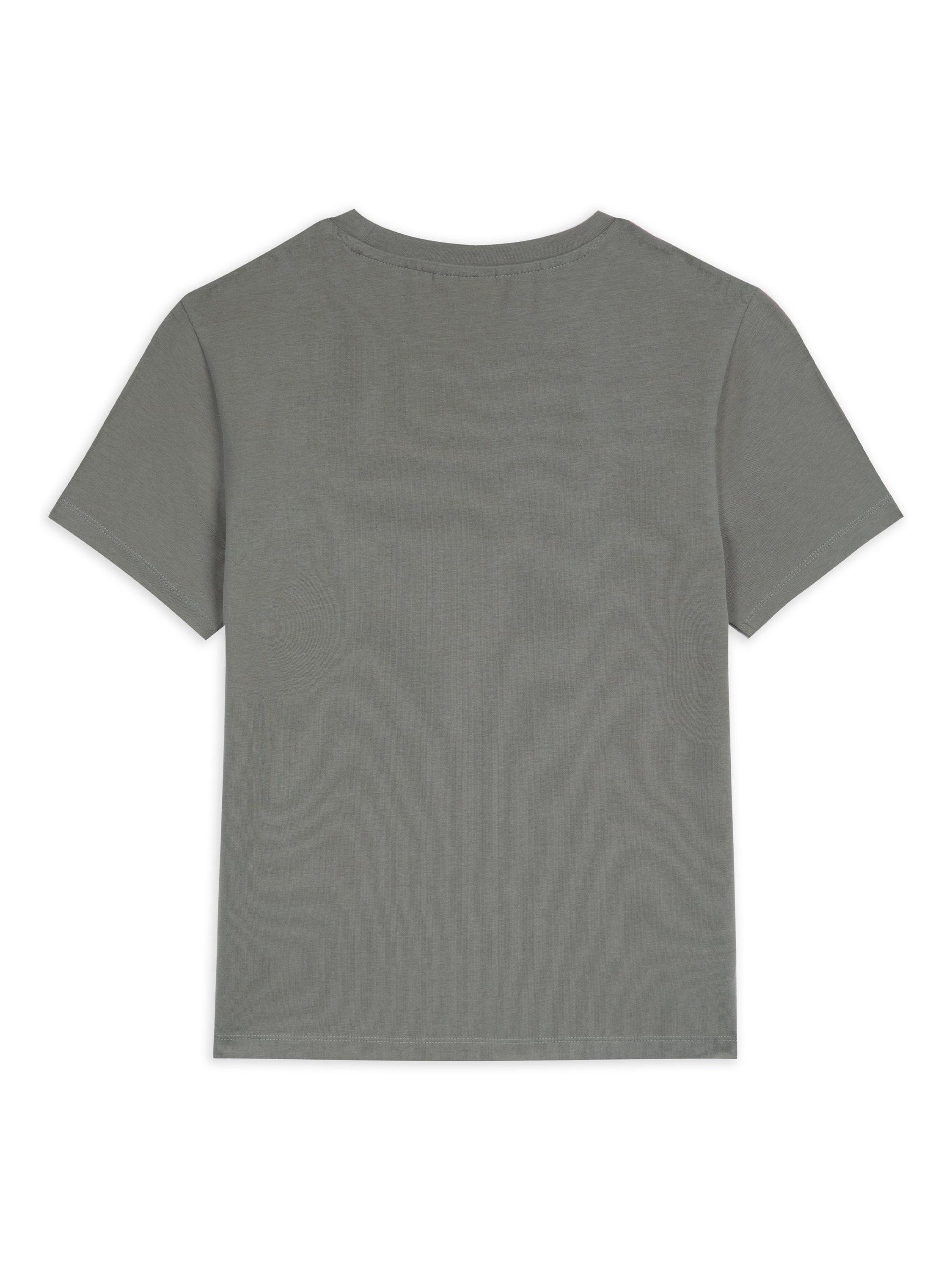 Product image 2 of 3, which shows Chelsea Peers Varsity Logo Pure Organic Cotton T-Shirt, Sage, 6