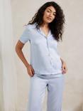 Chelsea Peers Satin Lace Trim Pyjama Set