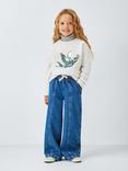 John Lewis Kids' Sequin Long Sleeve Top, Multi