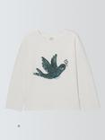 John Lewis Kids' Sequin Long Sleeve Top, Multi