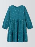 John Lewis Kids' Glitter Heart Jersey Dress, Multi