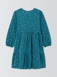 John Lewis Kids' Glitter Heart Jersey Dress, Multi