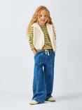 John Lewis Kids' Stay Wonderful Stripe Top, Yellow Stripe