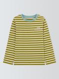 John Lewis Kids' Stay Wonderful Stripe Top, Yellow Stripe
