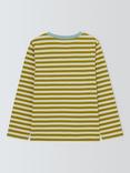John Lewis Kids' Stay Wonderful Stripe Top, Yellow Stripe