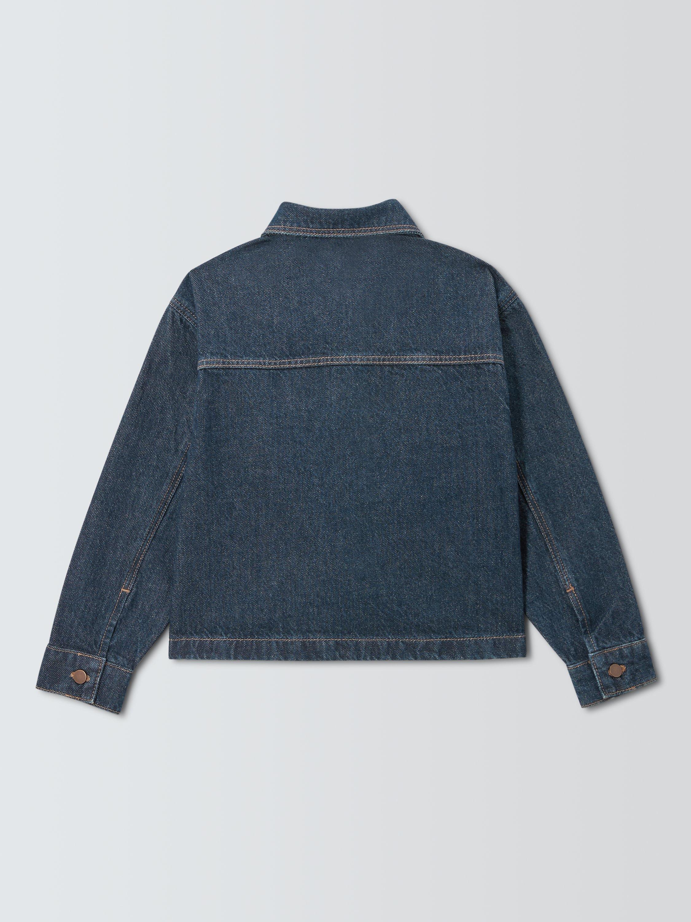 Product image 8 of 8, which shows John Lewis Kids' Western Denim Jacket, Blue, 3 years