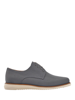 Jones Bootmaker Laird Wide Fit Lace Up Derby Shoes, Grey