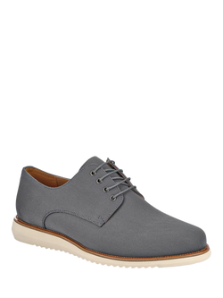 Jones Bootmaker Laird Wide Fit Lace Up Derby Shoes - view 2, Grey