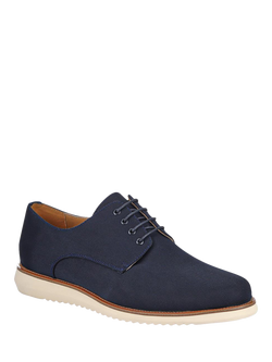 Jones Bootmaker Laird Wide Fit Lace Up Derby Shoes - view 2, Navy