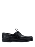Jones Bootmaker Parsons Leather Boat Shoes, Black