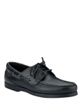 Jones Bootmaker Parsons Leather Boat Shoes, Black