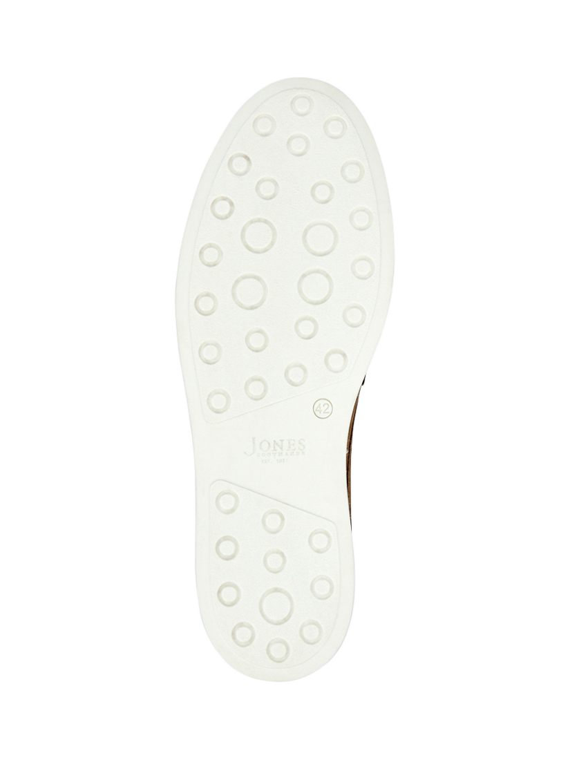 Product image 5 of 5, which shows Jones Bootmaker Quent Suede Casual Slip-On Shoes, Tan, 6