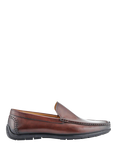 Jones Bootmaker Rawston Leather Smart Slip-On Shoes, Brown